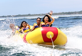bali banana rafting services